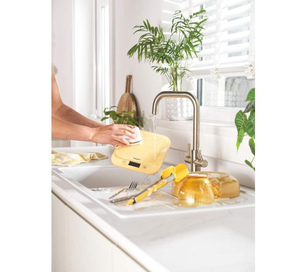 SALTER British Bakes Digital Kitchen Scales - Yellow image number 2 of 6