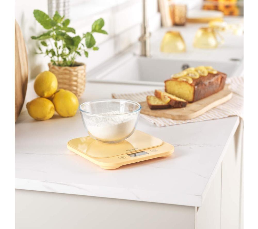 SALTER British Bakes Digital Kitchen Scales - Yellow image number 5 of 6