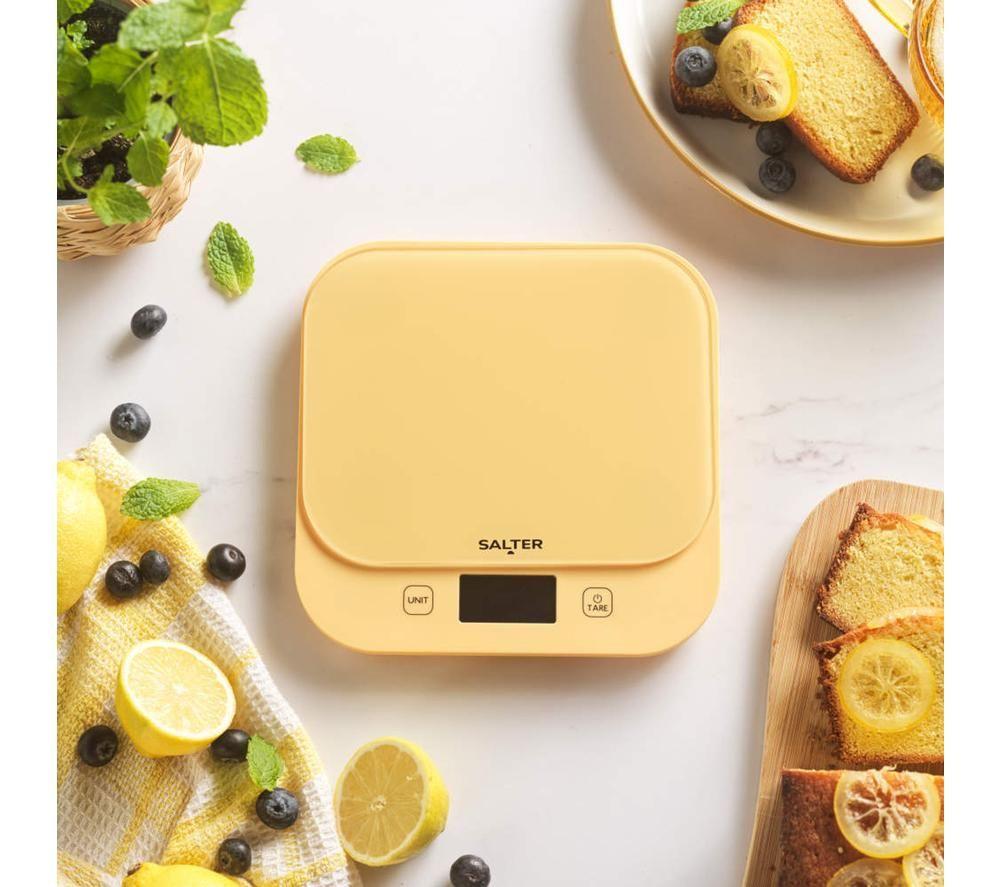 SALTER British Bakes Digital Kitchen Scales - Yellow image number 6 of 6