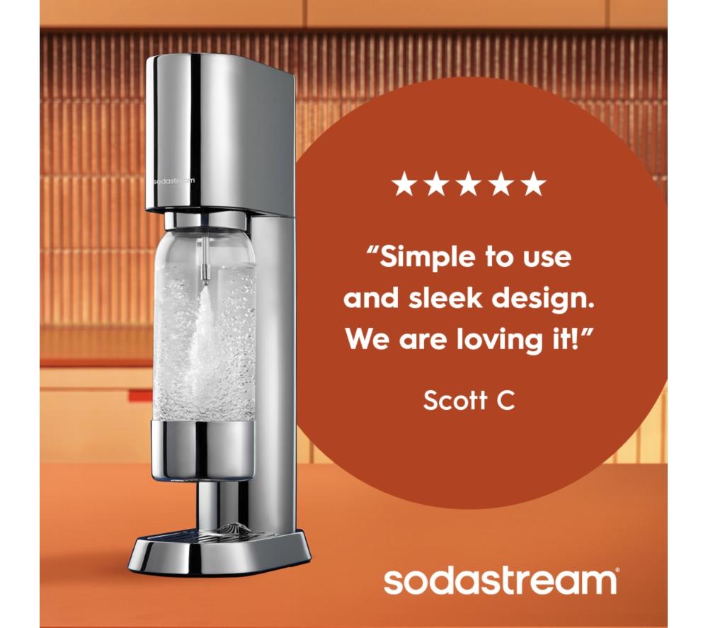 SODASTREAM Enso Sparkling Water Maker - Silver image number 4 of 9