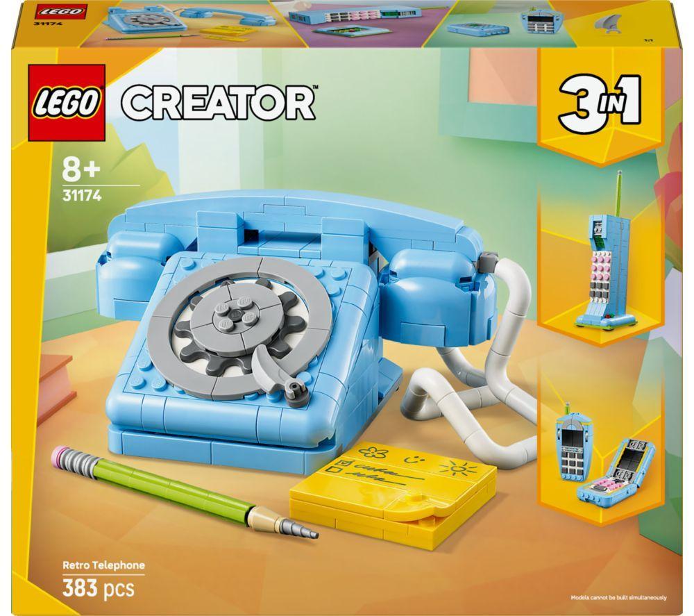 LEGO Creator 31174 3-in-1 Retro Telephone Set image number 3 of 3