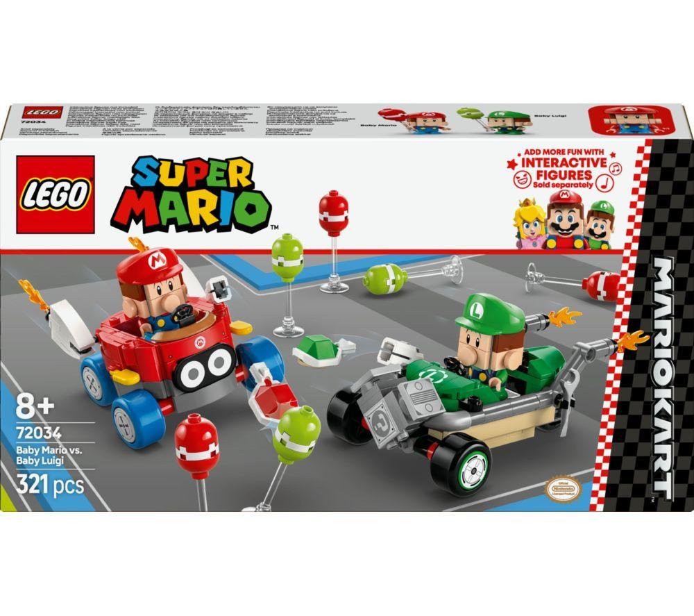 LEGO Super Mario 72034 Mario Kart - Baby Mario vs. Baby Luigi Set image number 2 of 4