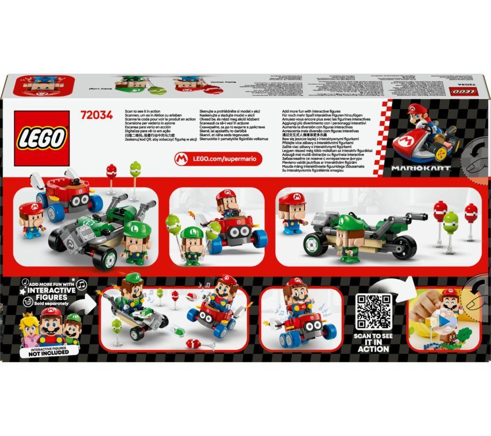 LEGO Super Mario 72034 Mario Kart - Baby Mario vs. Baby Luigi Set image number 3 of 4