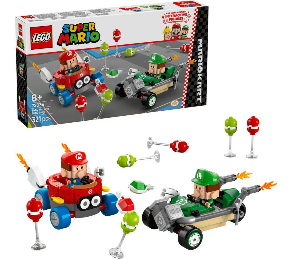 LEGO Super Mario 72034 Mario Kart - Baby Mario vs. Baby Luigi Set image number 4 of 4