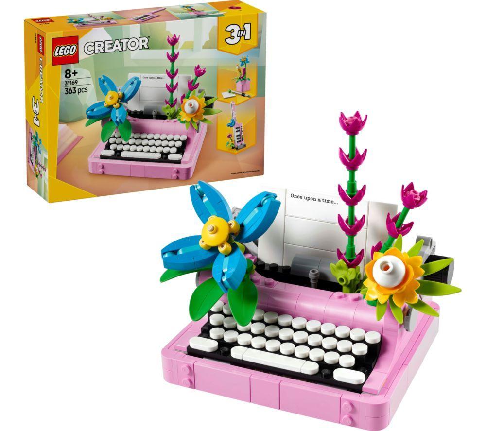 LEGO Creator 31169 3-in-1 Typewriter with Flowers Set image number 2 of 3