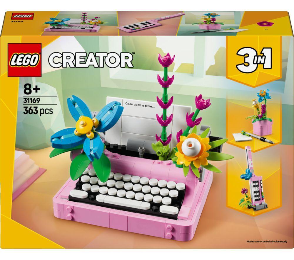 LEGO Creator 31169 3-in-1 Typewriter with Flowers Set image number 3 of 3