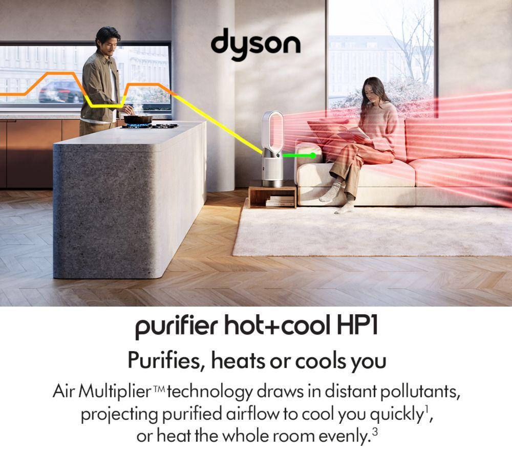 DYSON Purifier Hot+Cool HP1 Smart Fan - White image number 4 of 9