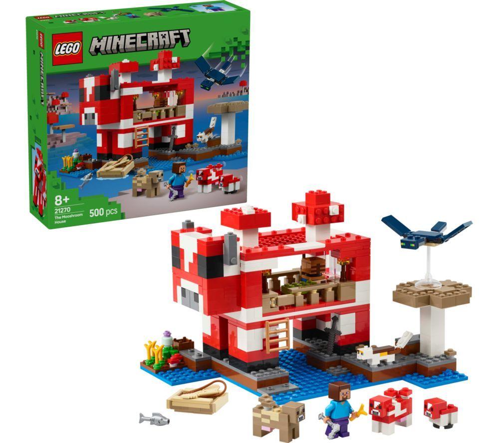 LEGO Minecraft 21270 The Mooshroom House Set image number 2 of 4