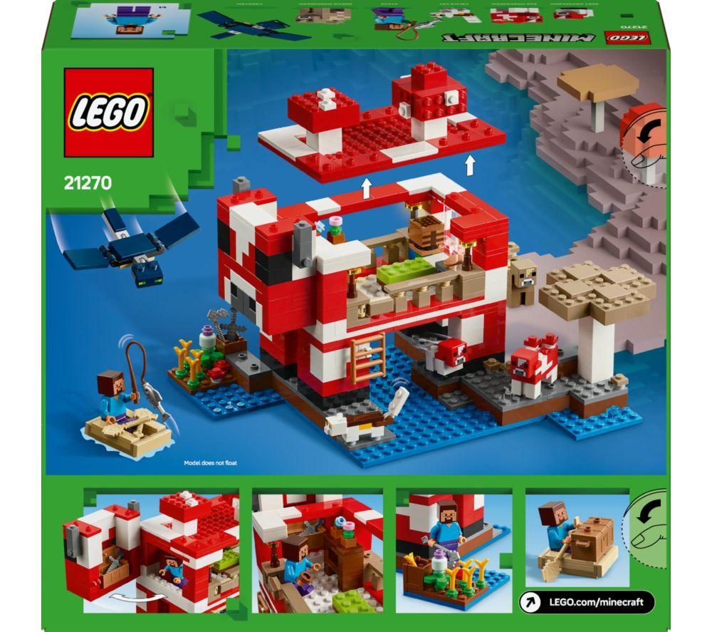 LEGO Minecraft 21270 The Mooshroom House Set image number 3 of 4