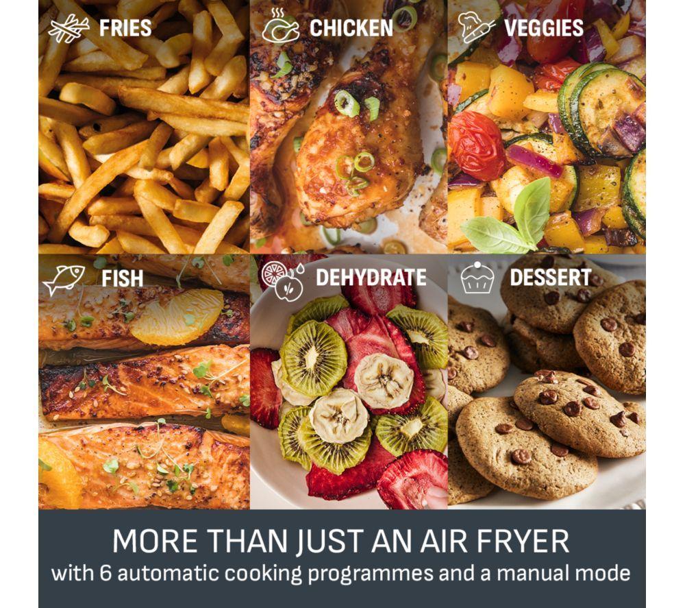TEFAL Easy Fry Dual XXL EY942DG1 11L Air Fryer - Stainless Steel image number 7 of 8