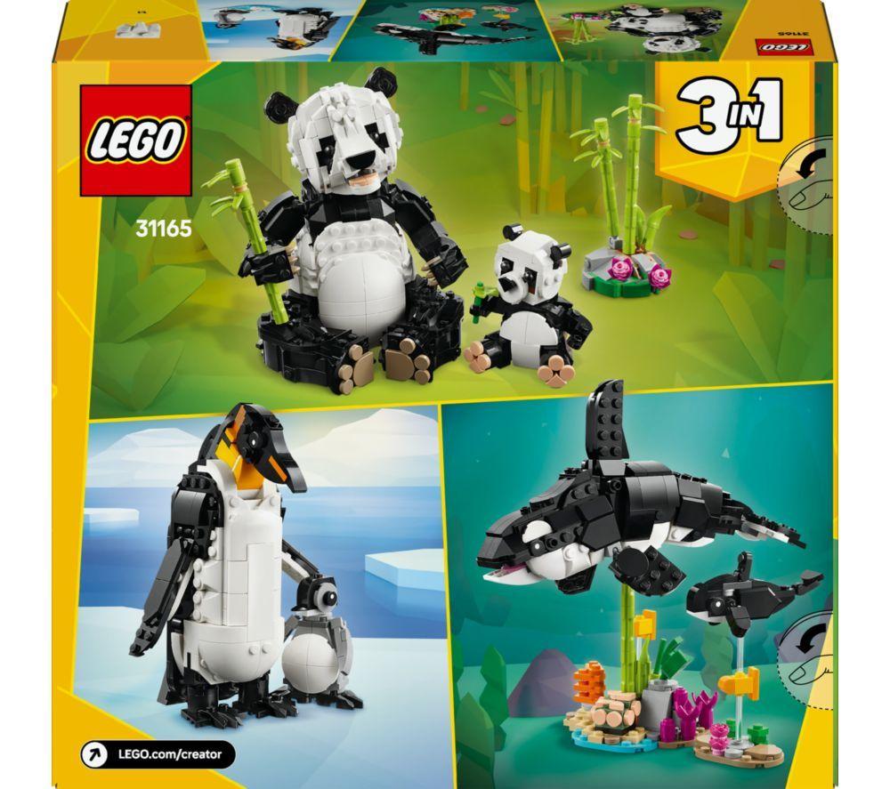 LEGO Creator 31165 3-in-1 Wild Animals: Panda Family Set image number 3 of 4