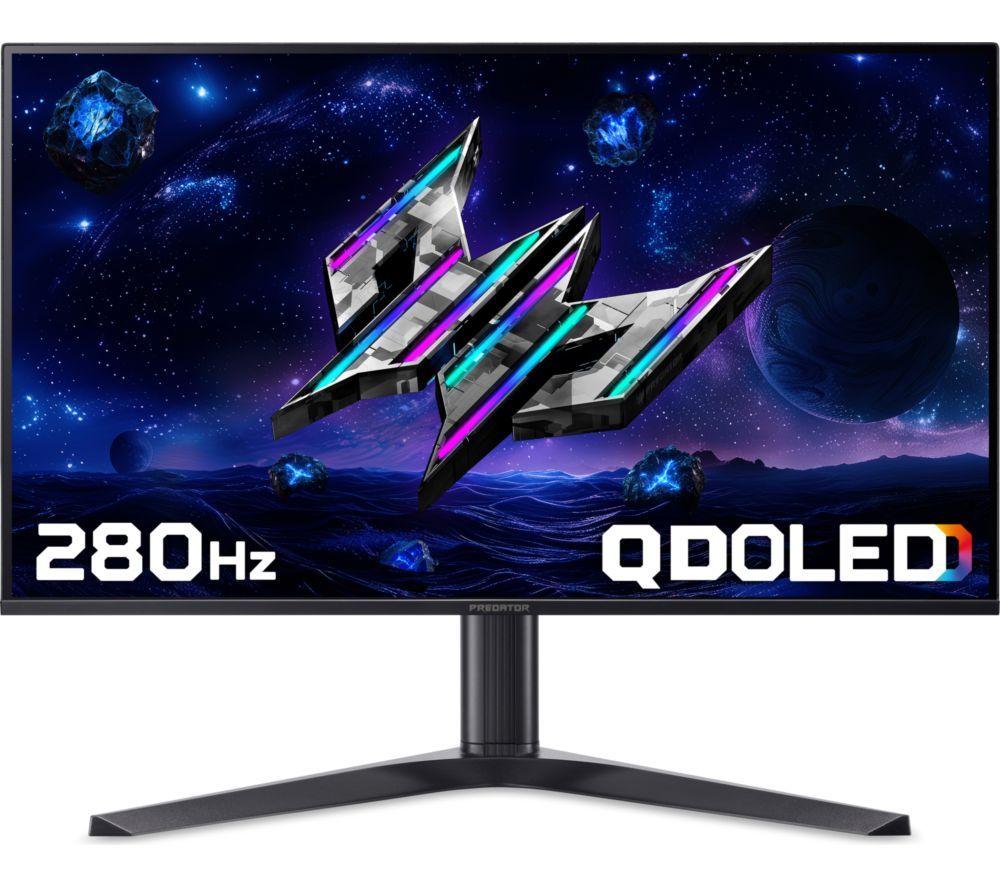Acer Predator X27uz1 Quad Hd 26.5" Qd-Oled Gaming Monitor, Black