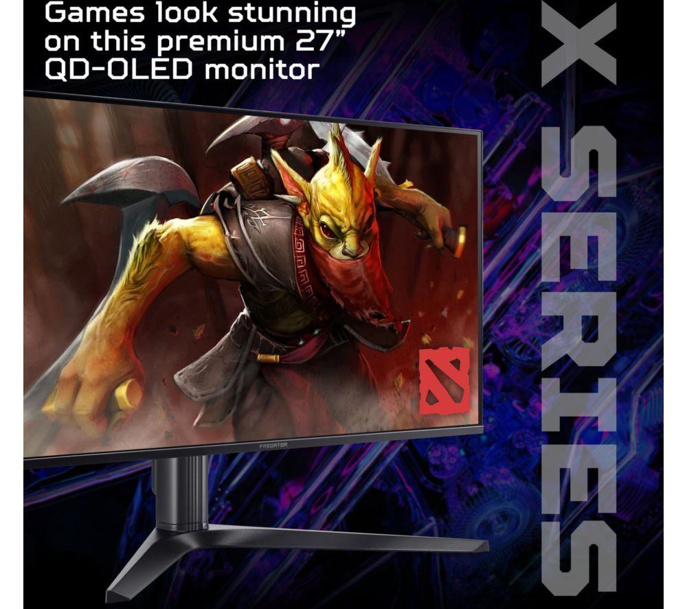 ACER Predator X27UZ1 Quad HD 26.5" QD-OLED Gaming Monitor image number 9 of 9