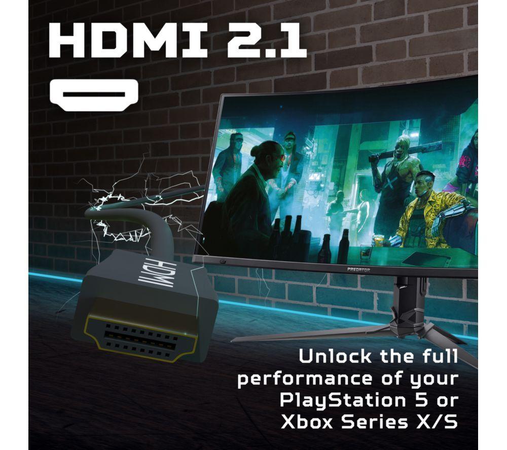 ACER Predator X34X5 Ultra Wide Quad HD 34" Curved QD-OLED Gaming Monitor image number 6 of 8