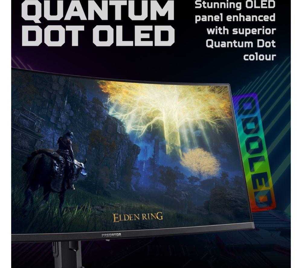 ACER Predator X34X5 Ultra Wide Quad HD 34" Curved QD-OLED Gaming Monitor image number 7 of 8
