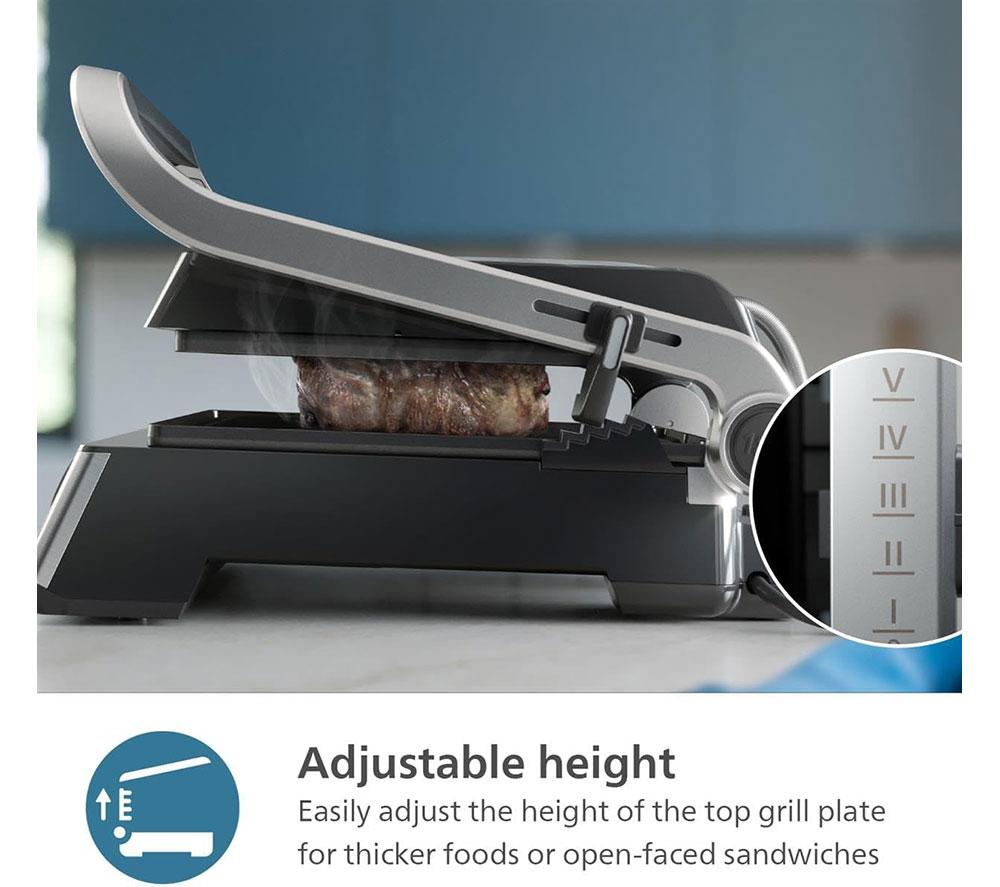 PHILIPS 5000 Series HD6301/90 Contact Grill - Silver image number 6 of 9