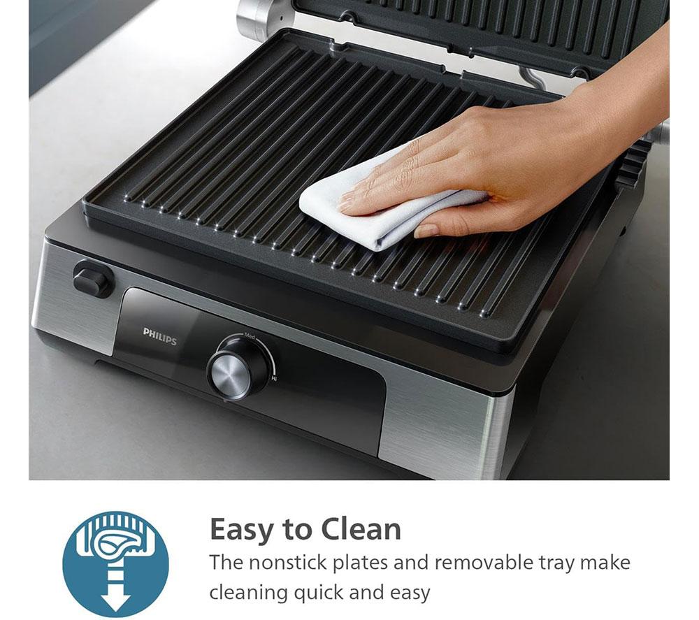 PHILIPS 5000 Series HD6301/90 Contact Grill - Silver image number 8 of 9