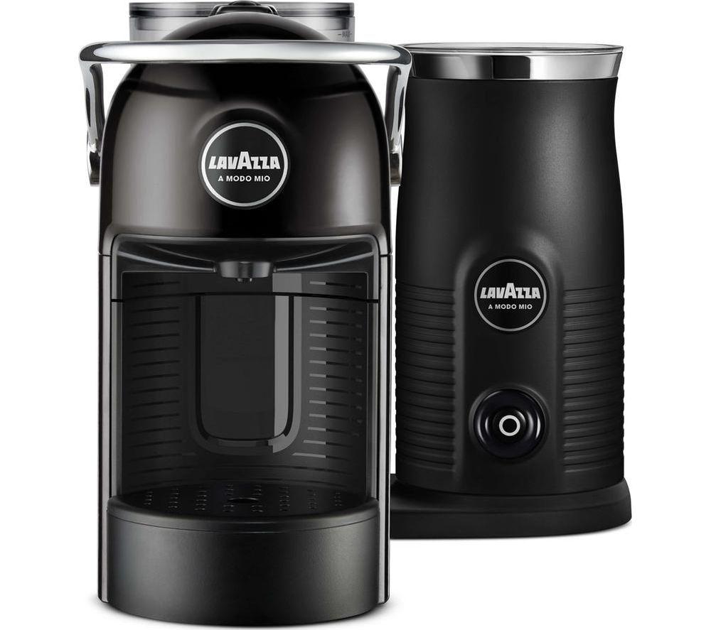 LAVAZZA A Modo Mio Coffee Machine with Milk Frother- Black image number 2 of 2