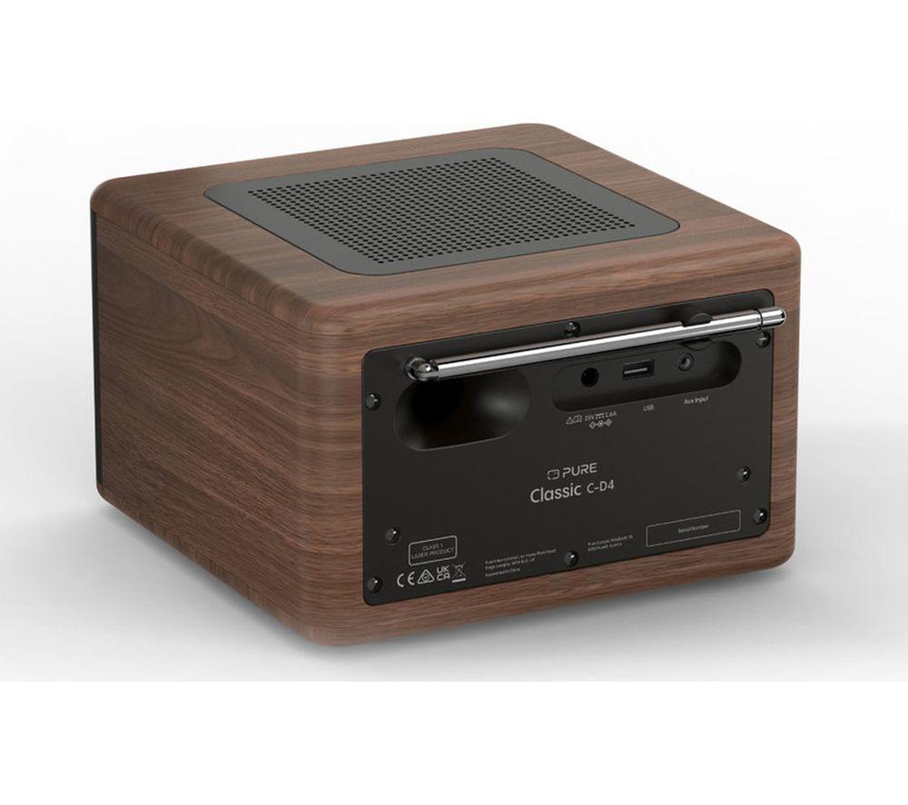 PURE Classic C-D4 DAB+/FM Bluetooth Radio - Coffee Brown & Walnut image number 5 of 5