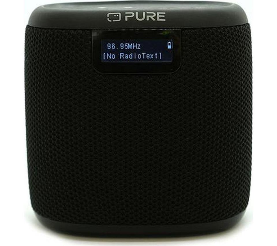 PURE Woodland Mini Portable Bluetooth Speaker - Black