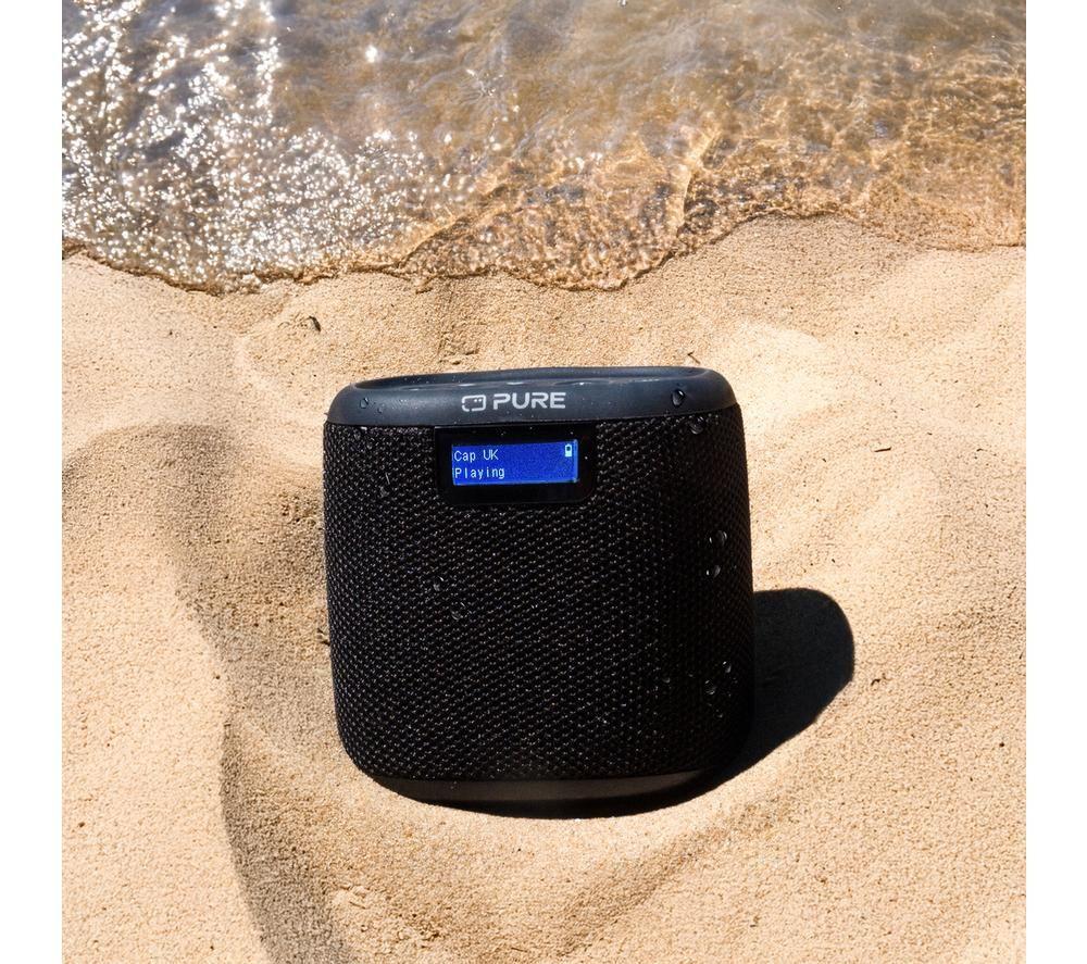 PURE Woodland Mini Portable Bluetooth Speaker - Black image number 5 of 6