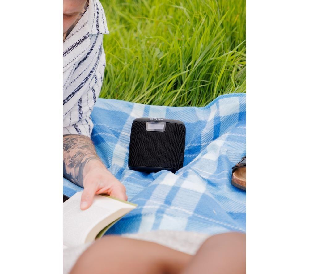 PURE Woodland Mini Portable Bluetooth Speaker - Black image number 6 of 6