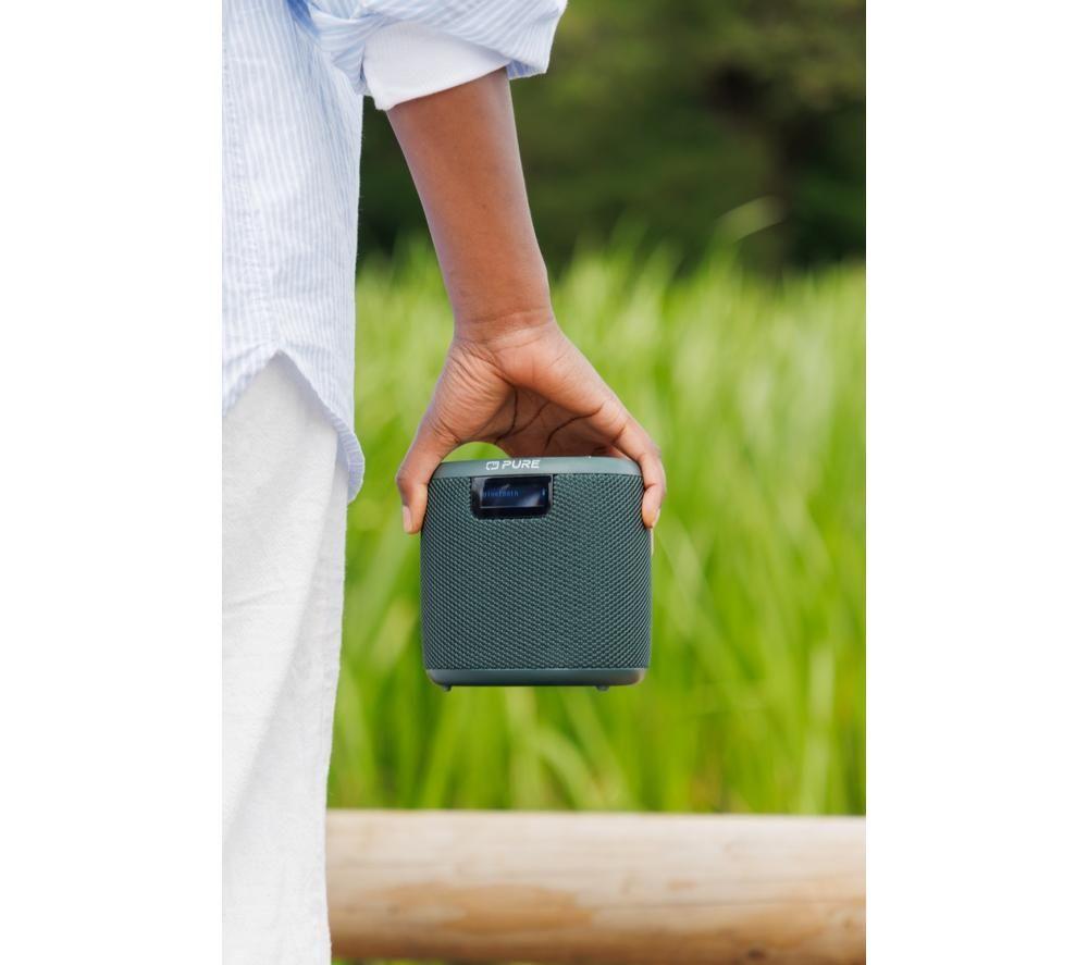 PURE Woodland Mini Portable Bluetooth Speaker - Green image number 2 of 6