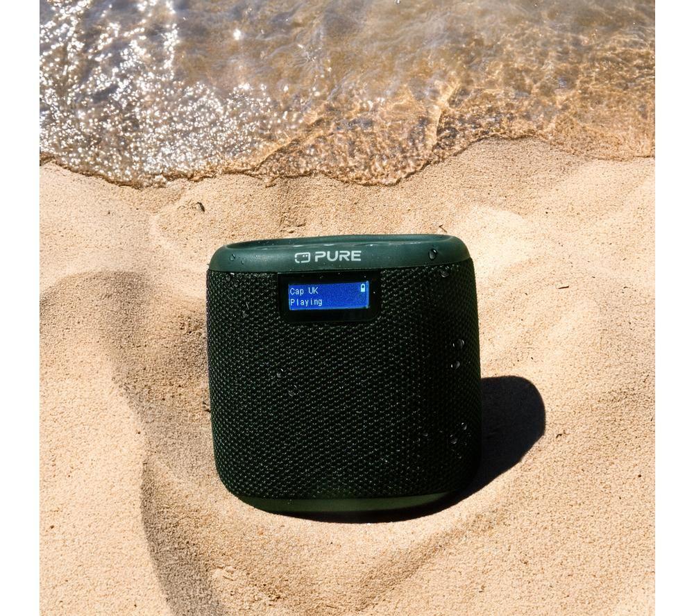 PURE Woodland Mini Portable Bluetooth Speaker - Green image number 3 of 6