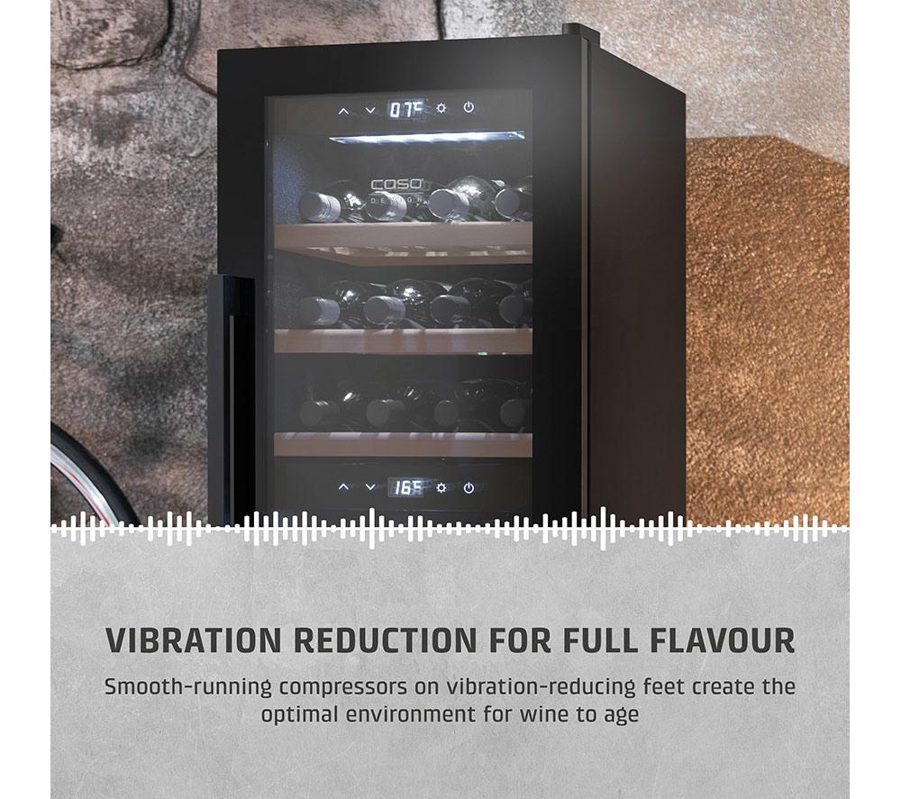 CASO WineComfort 24 Wine Cooler - Black image number 6 of 8