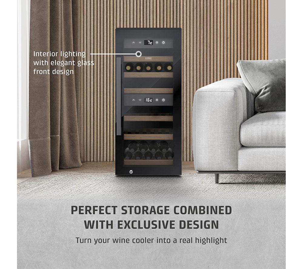CASO 718 WineExclusive 24 Smart Wine Cooler - Black image number 7 of 7