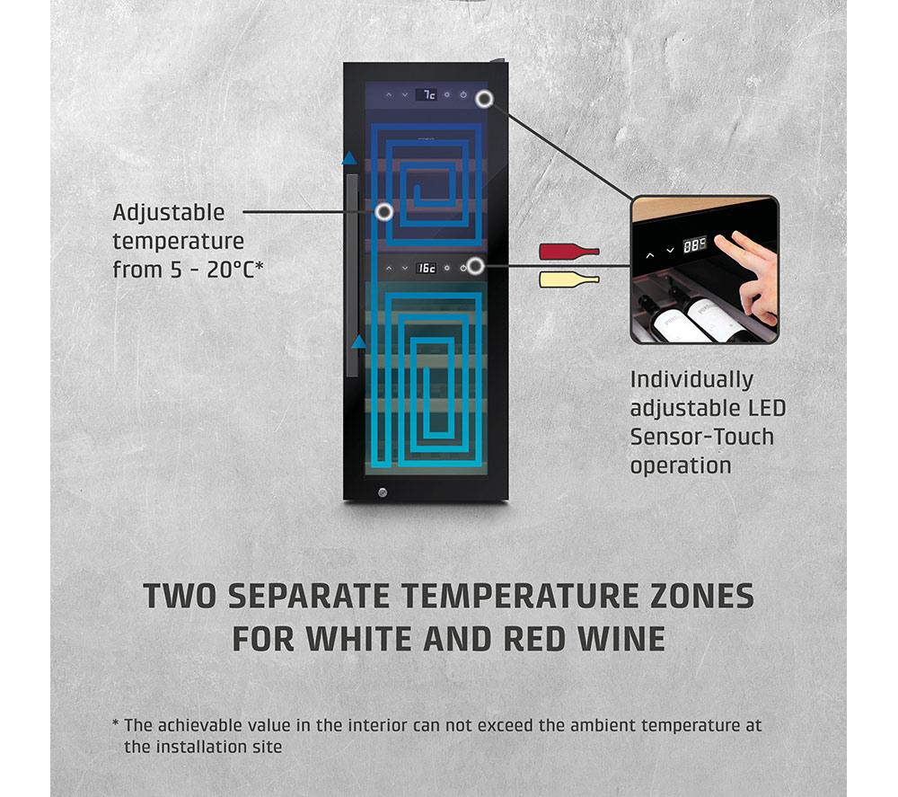 CASO 721 WineExclusive 38 Smart Wine Cooler - Black image number 3 of 7