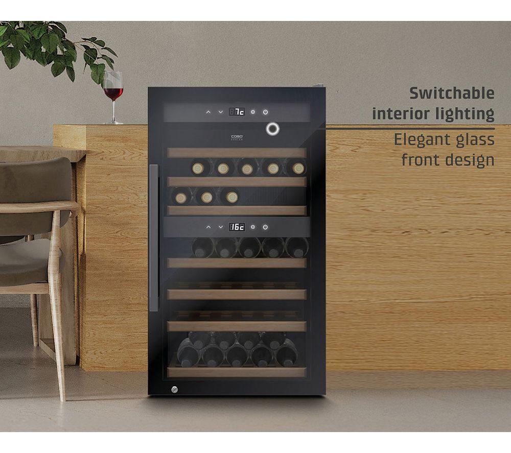 CASO 726 WineExclusive 66 Smart Wine Cooler - Black image number 2 of 3