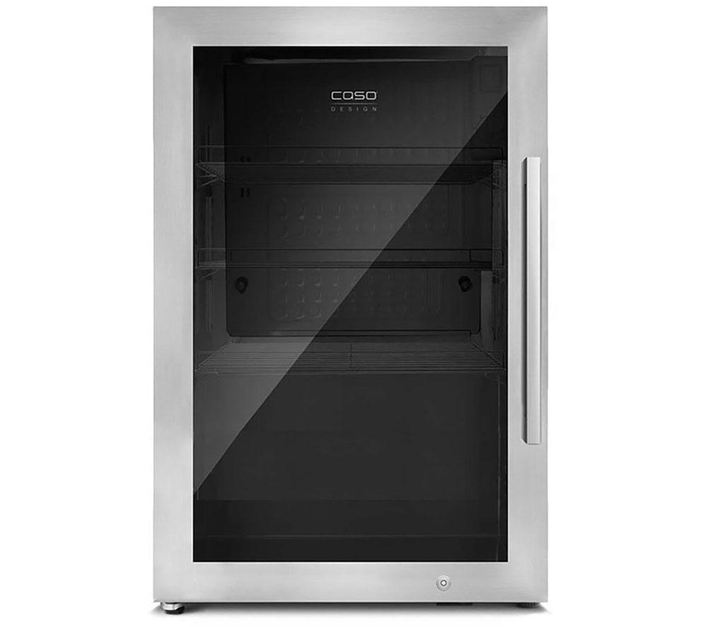 CASO Design Indoor & Outdoor Drinks Cooler - Stainless Steel, Left Door Hinge, Stainless Steel