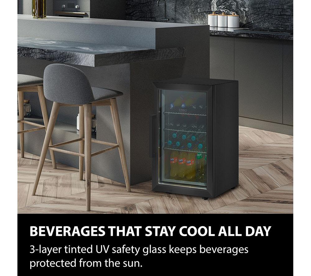 CASO Design Indoor & Outdoor Drinks Cooler - Black, Right Door Hinge image number 5 of 7