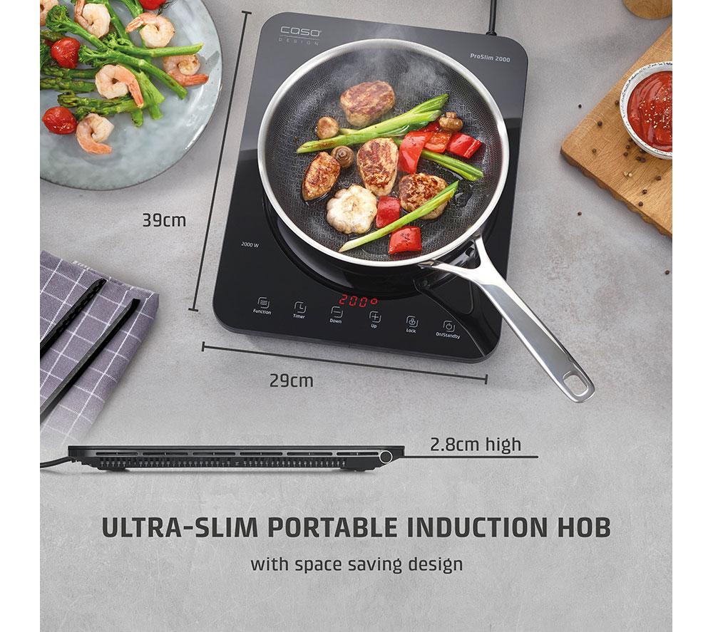 Buy CASO ProSlim 2000 Single Induction Hot Plate - Black | Currys