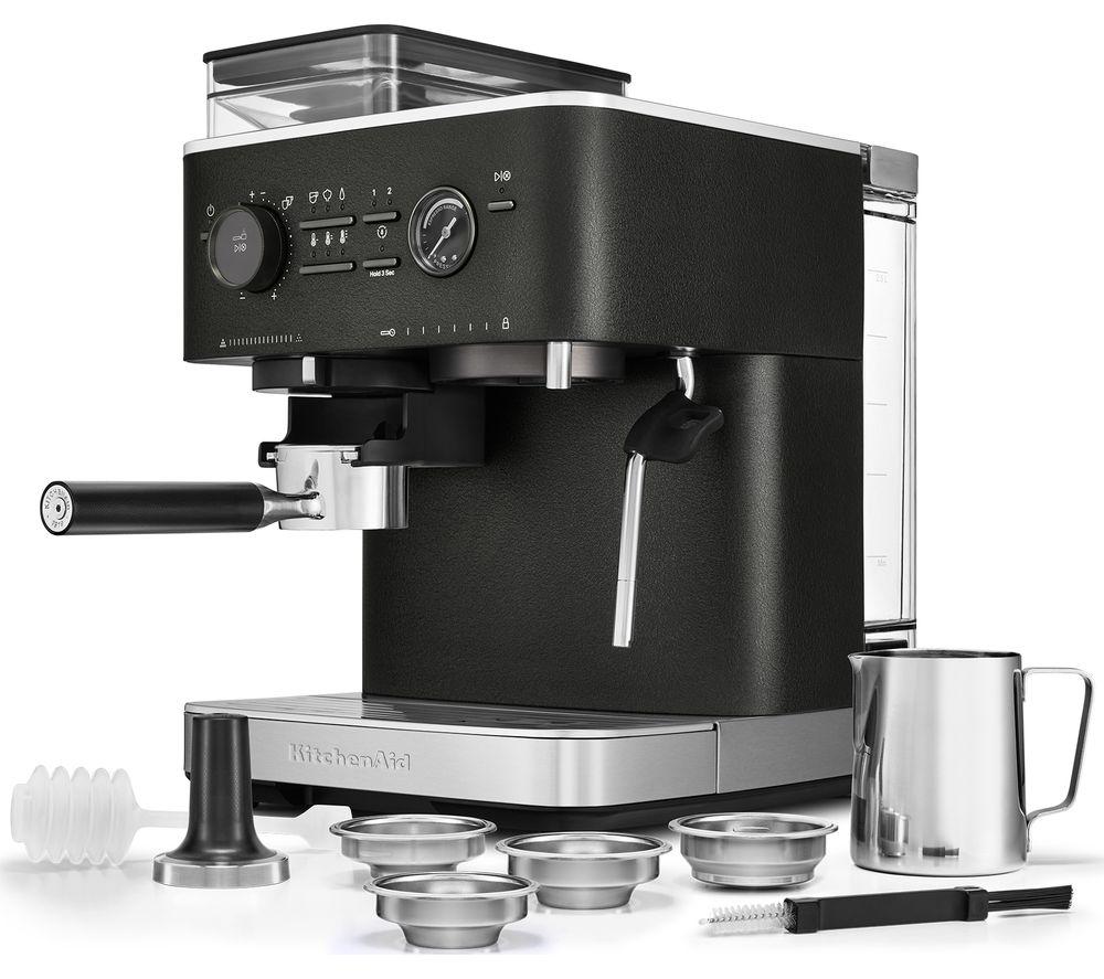 KITCHENAID 5KES6551BBK Bean to Cup Espresso Machine - Cast Iron Black image number 3 of 8