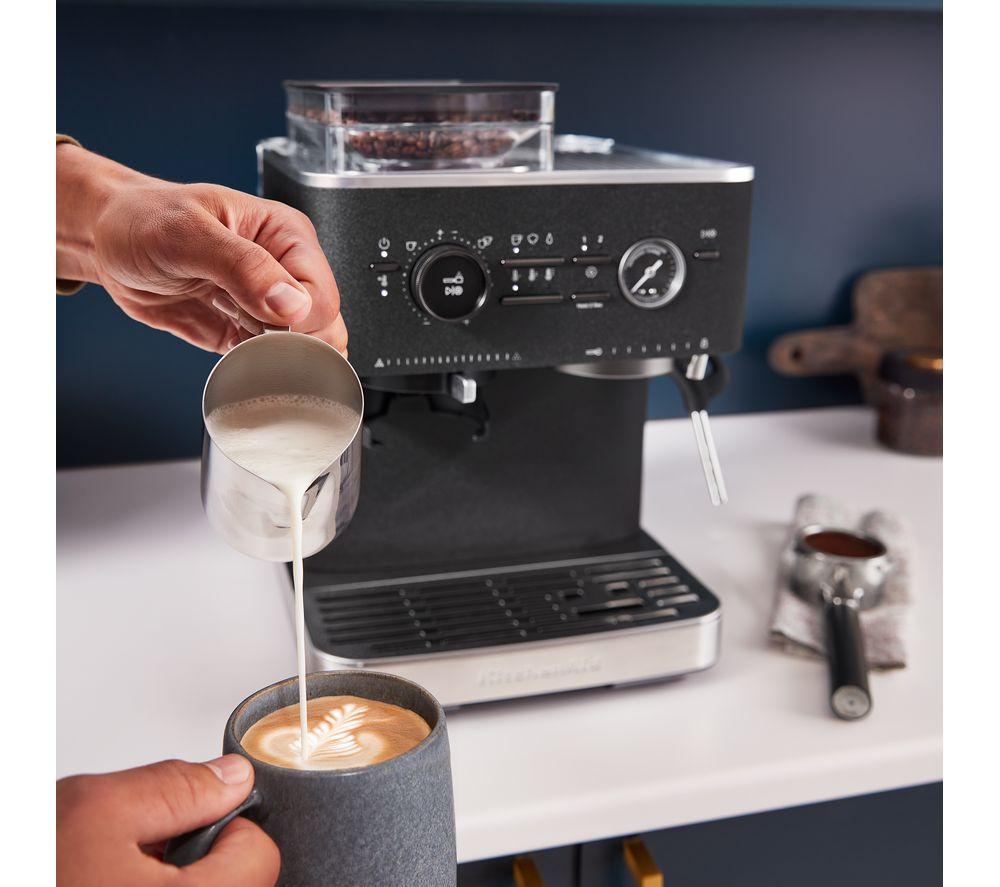 KITCHENAID 5KES6551BBK Bean to Cup Espresso Machine - Cast Iron Black image number 4 of 8