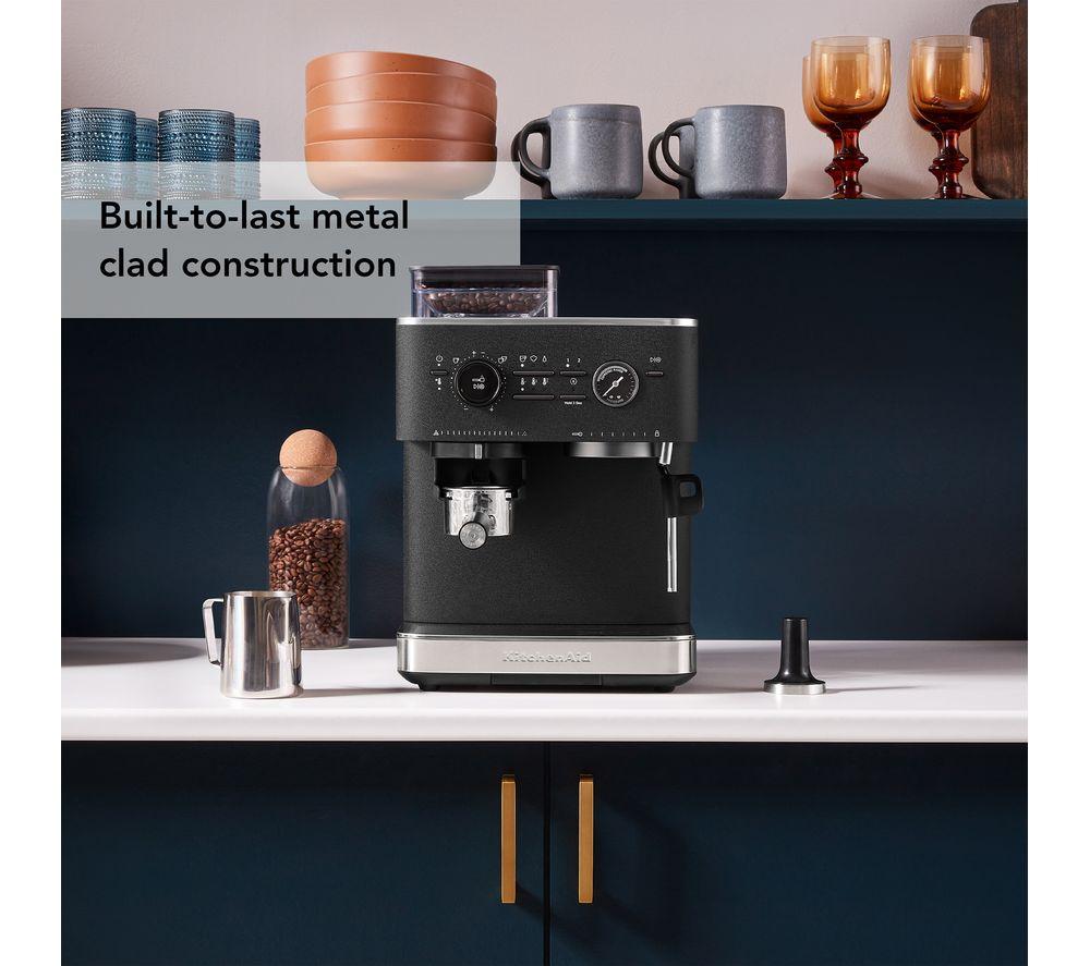 KITCHENAID 5KES6551BBK Bean to Cup Espresso Machine - Cast Iron Black image number 7 of 8