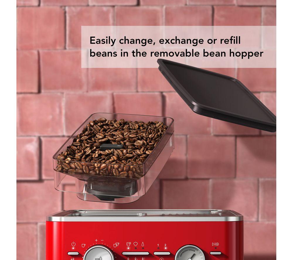 KITCHENAID 5KES6551BCA Bean to Cup Espresso Machine - Candy Apple image number 4 of 8