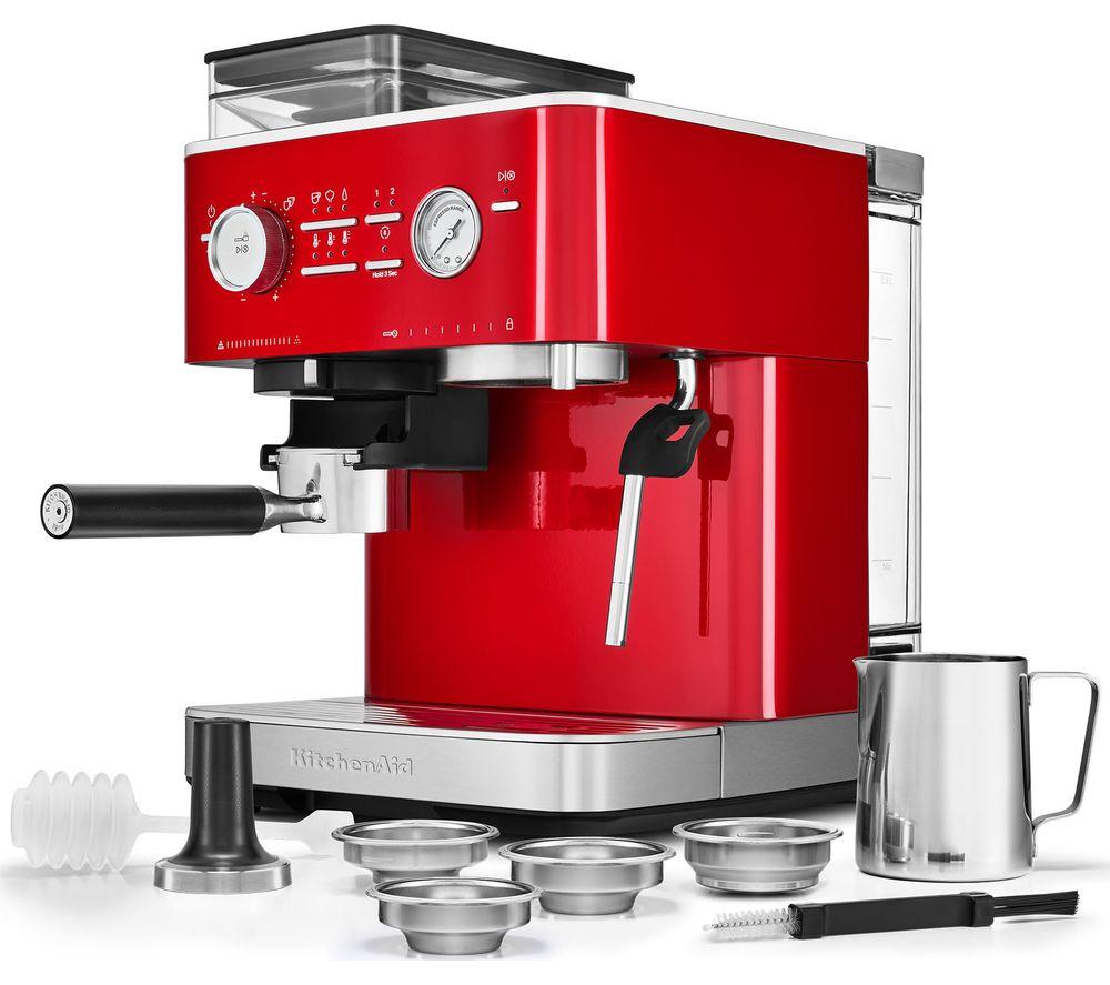 KITCHENAID 5KES6551BCA Bean to Cup Espresso Machine - Candy Apple image number 6 of 8