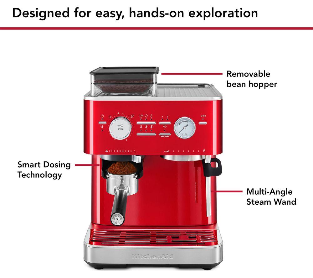 KITCHENAID 5KES6551BCA Bean to Cup Espresso Machine - Candy Apple image number 7 of 8