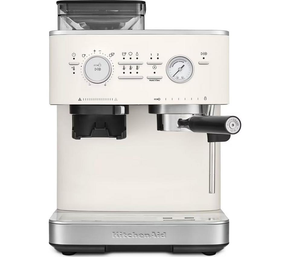 KITCHENAID 5KES6551BJPL Bean to Cup Espresso Machine - Porcelain White