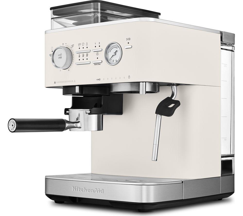 KITCHENAID 5KES6551BJPL Bean to Cup Espresso Machine - Porcelain White image number 2 of 8