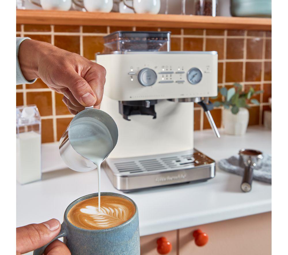 KITCHENAID 5KES6551BJPL Bean to Cup Espresso Machine - Porcelain White image number 4 of 8