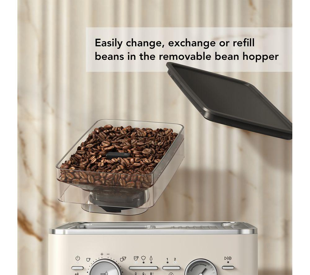 KITCHENAID 5KES6551BJPL Bean to Cup Espresso Machine - Porcelain White image number 6 of 8