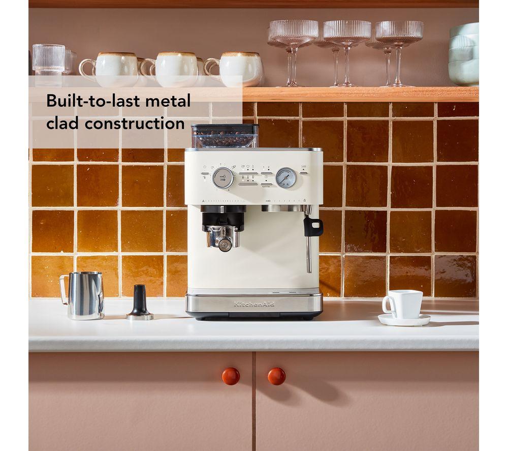 KITCHENAID 5KES6551BJPL Bean to Cup Espresso Machine - Porcelain White image number 7 of 8
