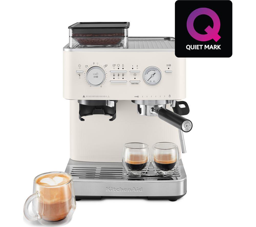 KITCHENAID 5KES6551BJPL Bean to Cup Espresso Machine - Porcelain White image number 8 of 8