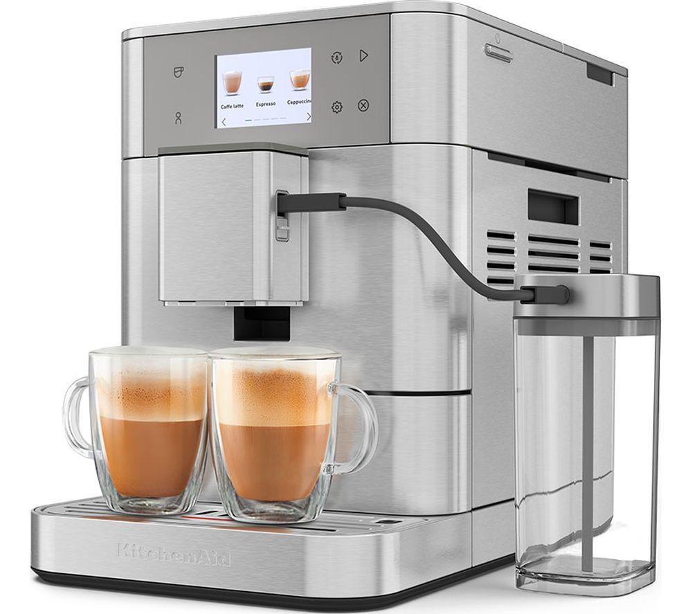 Kitchenaid Kf7 Bean To Cup Coffee Machine - Stainless Steel, Stainless Steel
