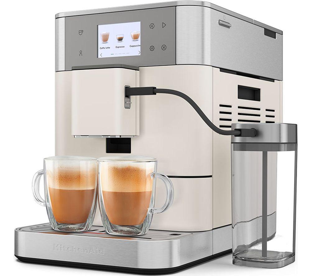 Kitchenaid Kf7 Bean To Cup Coffee Machine - Porcelain, Cream