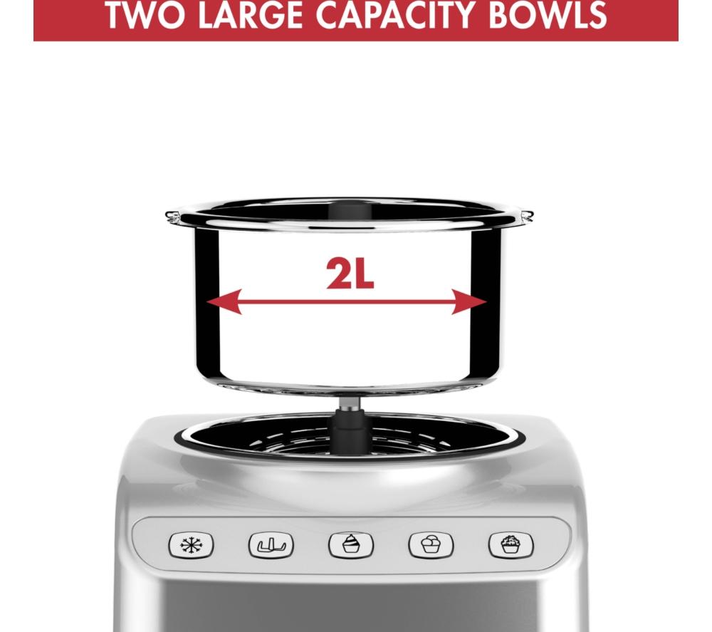 MAGIMIX Gelato Expert Ice Cream & Frozen Dessert Maker - Silver image number 3 of 8